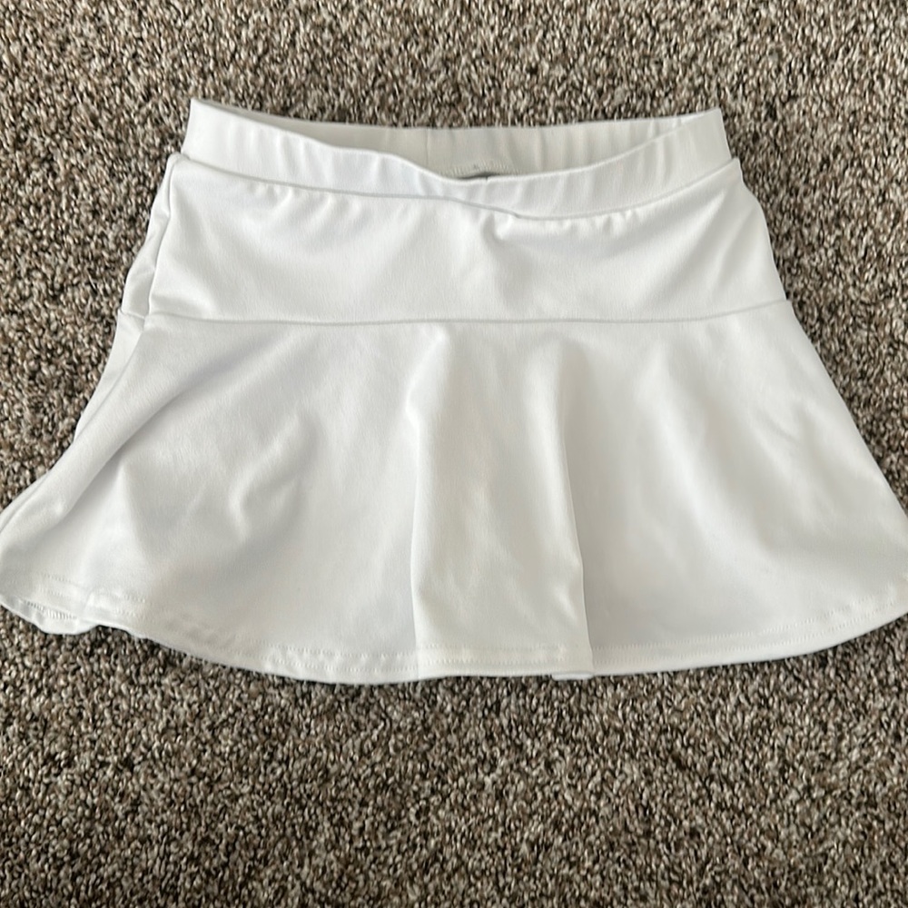 Varsity Spirit Youth Cheer Skirt - Size Youth Large - White